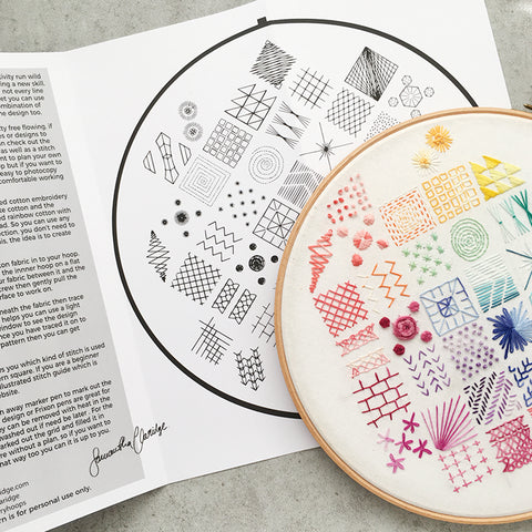 New Rainbow Embroidery Kit