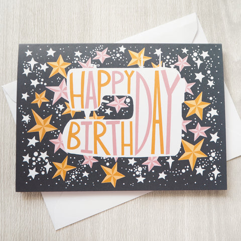 Sewing Machine Happy Birthday Card