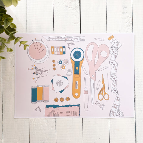 You're Sew Lovely Sewing Supplies A4 print